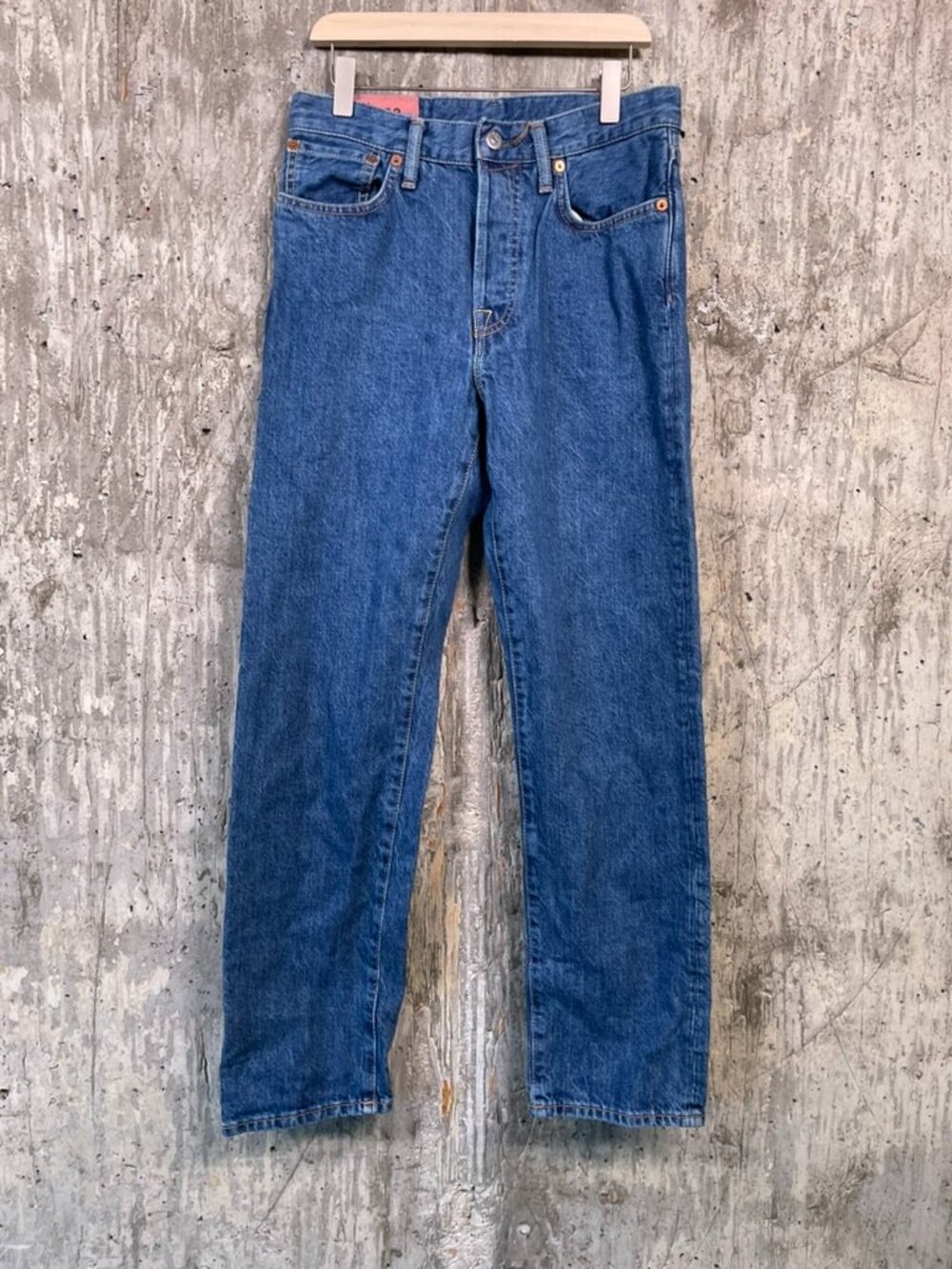 ACNE STUDIOS BLA KONST Women's 1997 Dark Blue Trash Jeans Size 26X30
